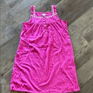 Aria Women’s 100% Cotton Sleeveless Nightgown Size L